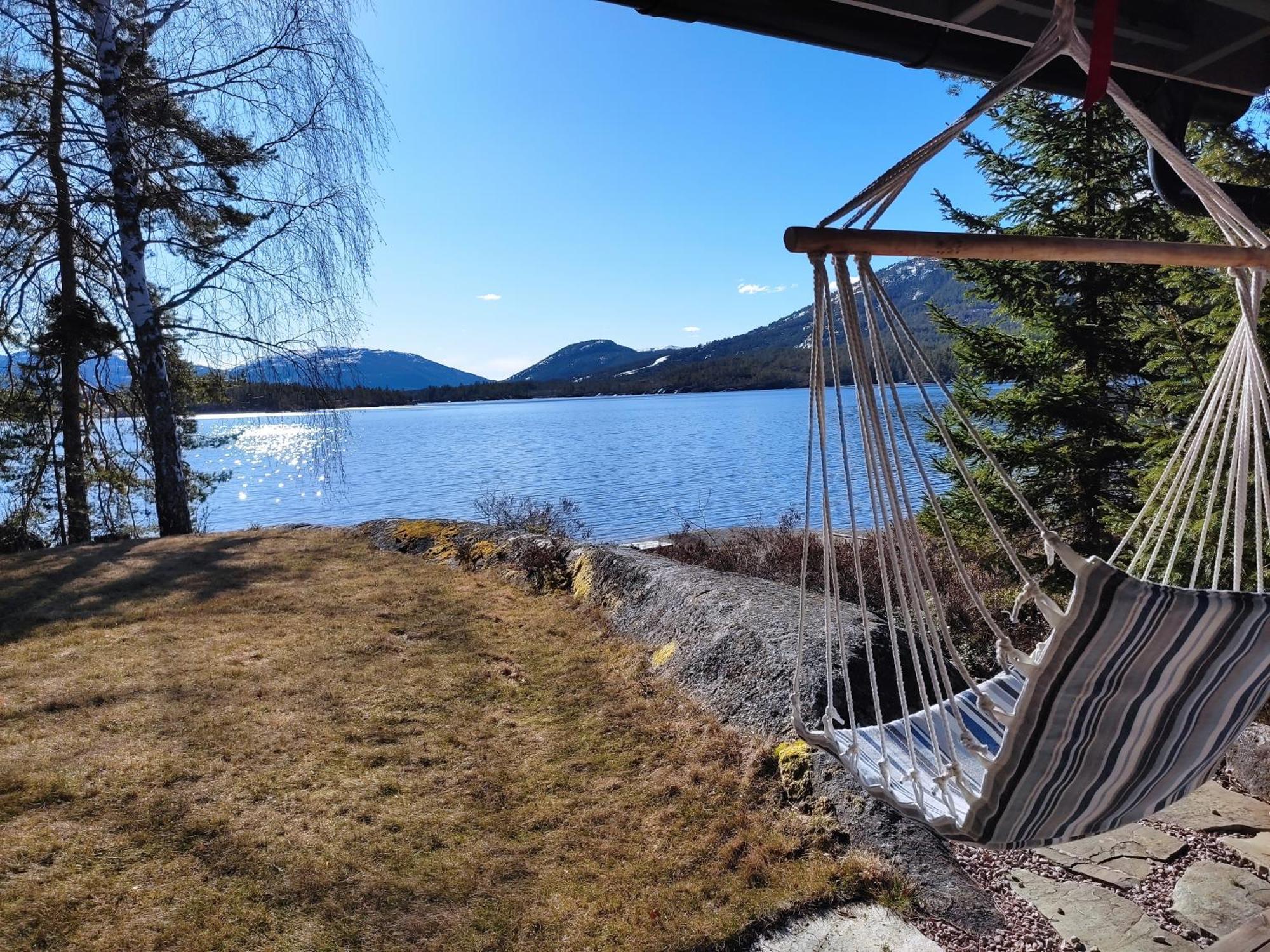 Hytte Ved Vravatnet I Vradal Bagian luar foto